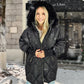 💥Winterschlussverkauf👉🔥Damen Midi parka with knitted sleeves❄️💝